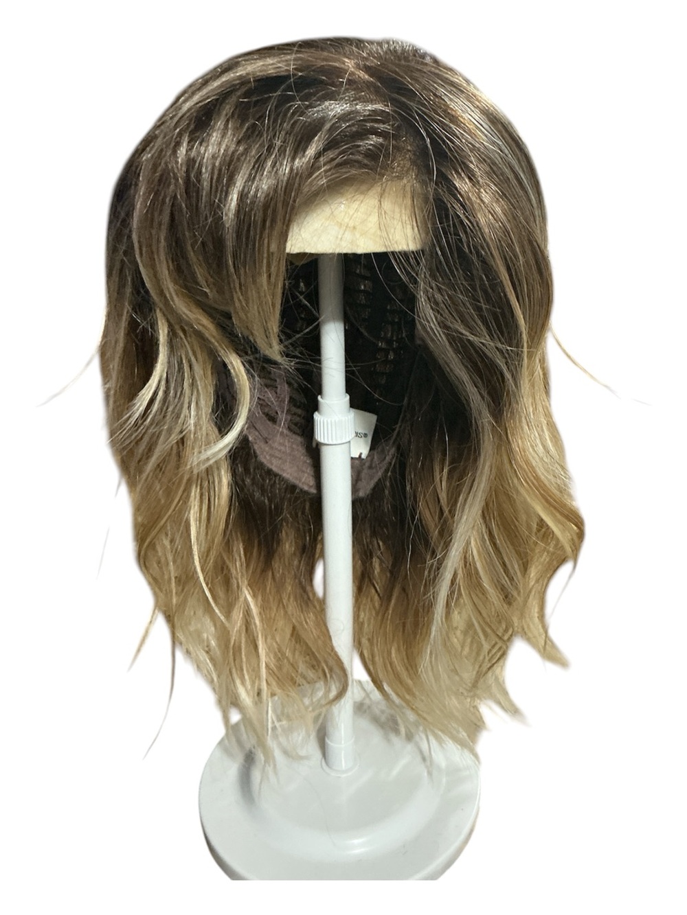 Rene of Paris Women’s Ombré Wavy Synthetic Wig in Brown to Blonde